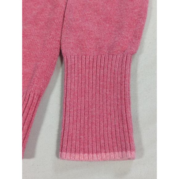 Hollister Womens Pink Button Front Cardigan Sweater Small 100% Cotton Logo - Picture 3 of 9